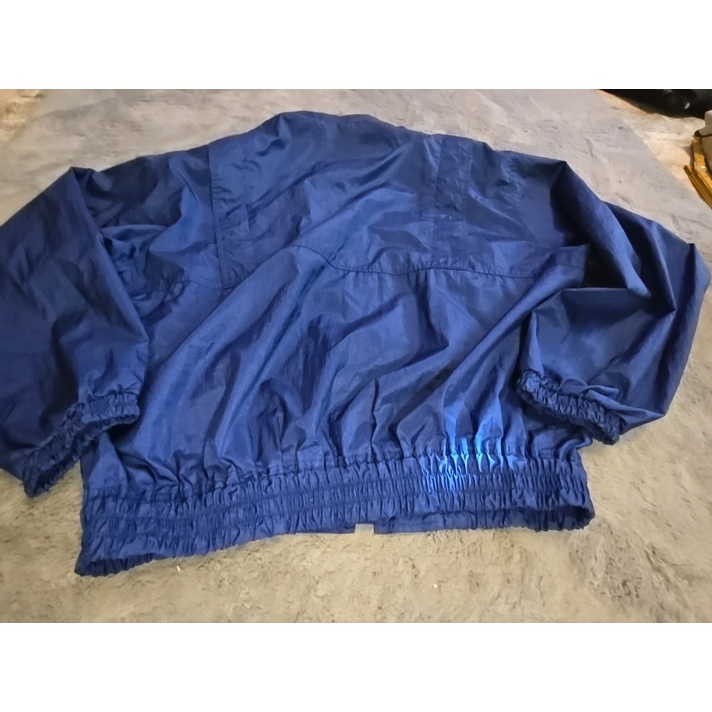 Vtg 90s Nabisco Jacket Mens XL Blue White Windbreaker Corporate Promo Advertisin - Picture 12 of 14